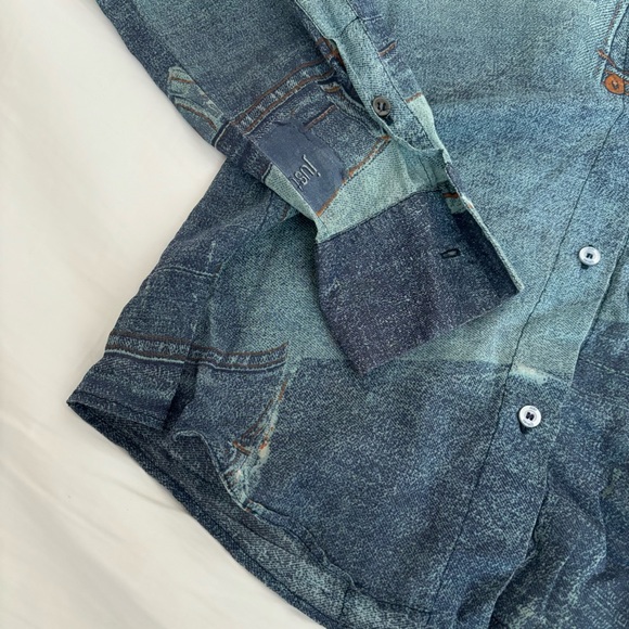 cavalli blouse denim pattern - Picture 7 of 11